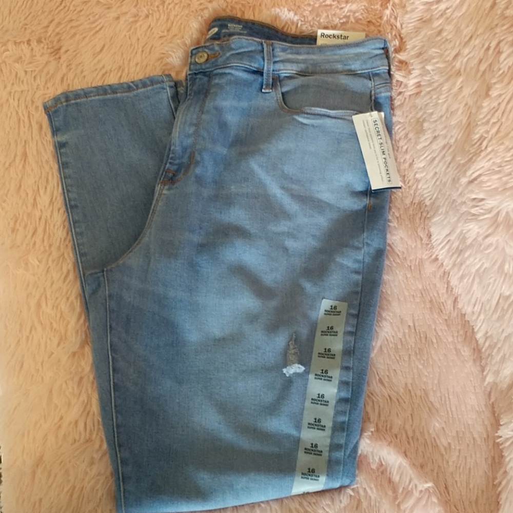 Light blue jeans